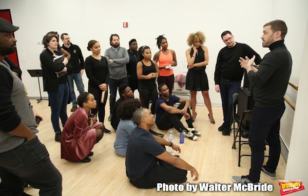 Adam Koch with cast & creative team Photo