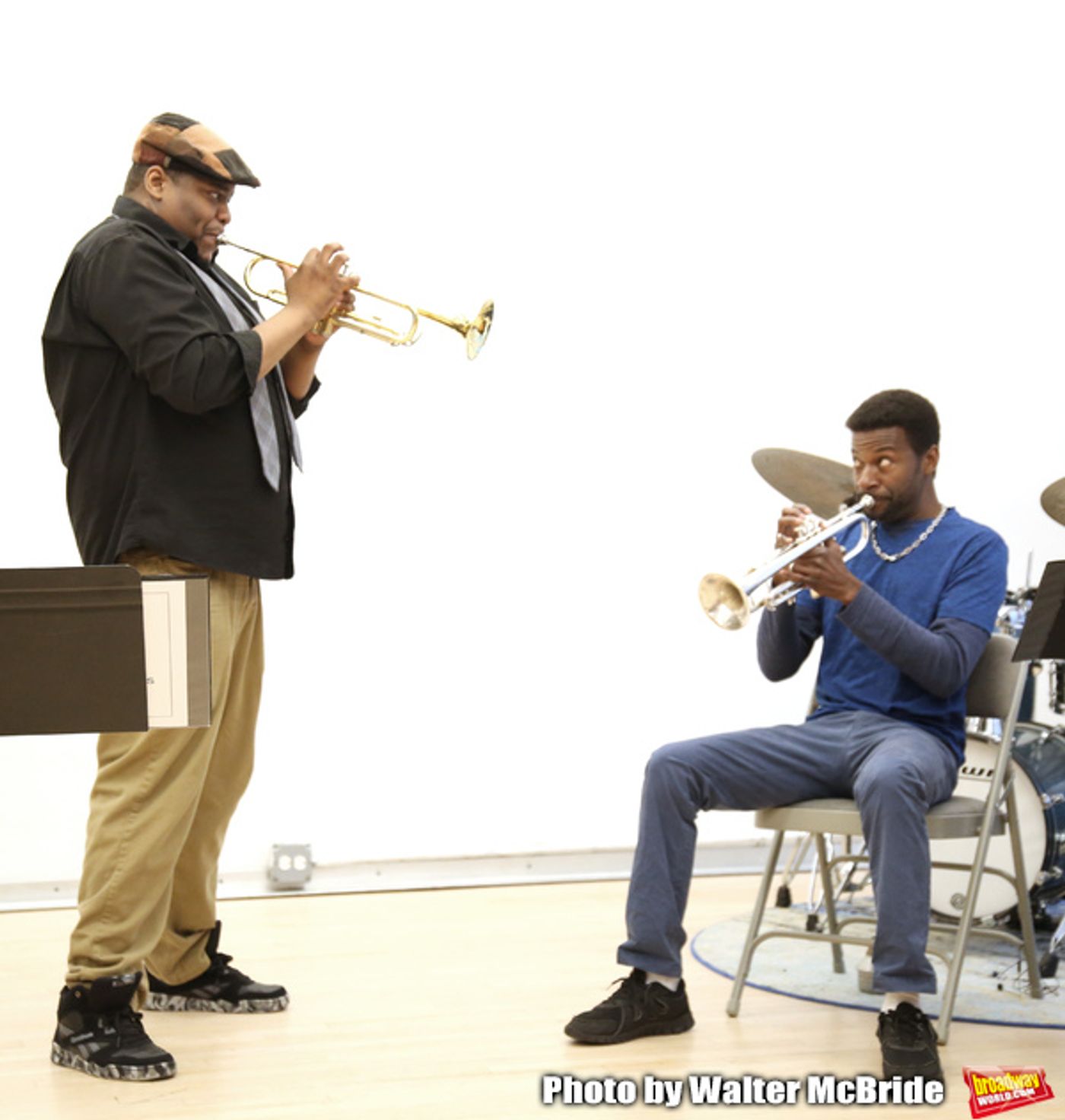 Photo Coverage: Get a First Look at A WONDERFUL WORLD Rehearsal Photos  Image