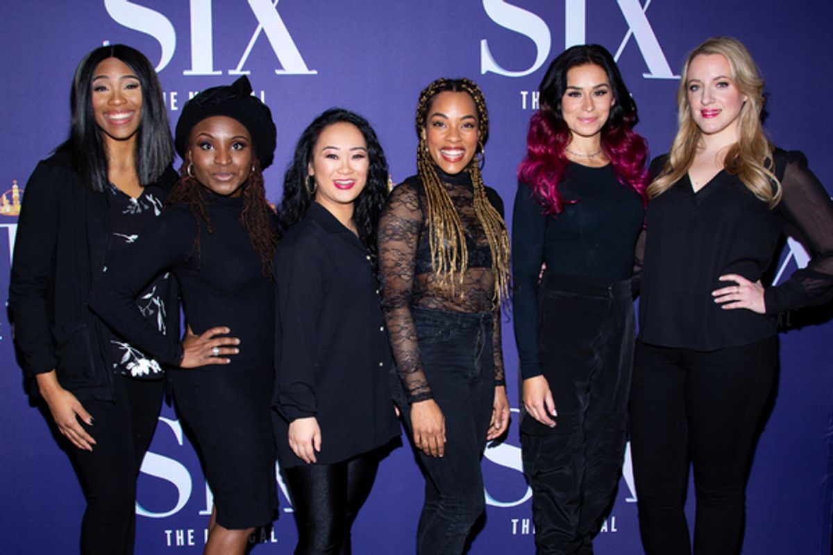 Adrianna Hicks, Brittney Mack, Andrea Macasaet, Anna Uzele, Samantha Pauly, Abby Mueller at 