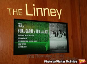 Theatre Marquee for The New Group production of "Bob & Carol & Ted & Alice" starring  Photo