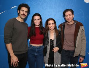 Joel Perez, Jennifer Damiano, Ana Nogueira and Michael Zegen Photo