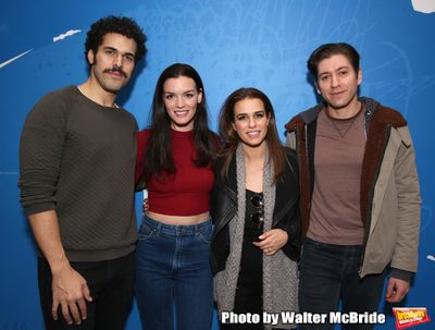 Joel Perez, Jennifer Damiano, Ana Nogueira and Michael Zegen Photo