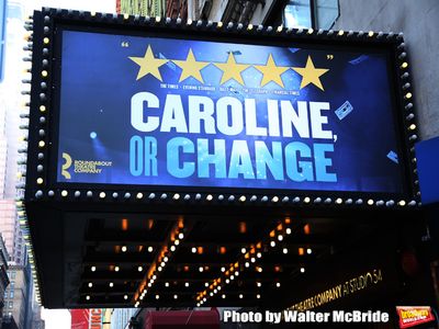 Theatre Marquee unveiling  for the  Roundabout Theatre Company's revival of the Tony  Photo
