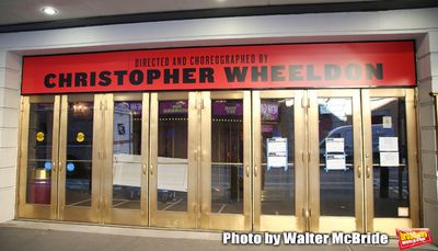 Theatre Marquee unveiling  for  "MJ The Musical" starring Ephraim Sykes at the Neil s Photo