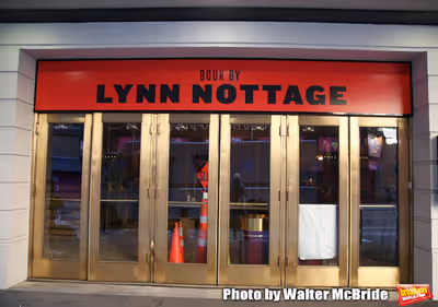 Theatre Marquee unveiling  for  "MJ The Musical" starring Ephraim Sykes at the Neil s Photo