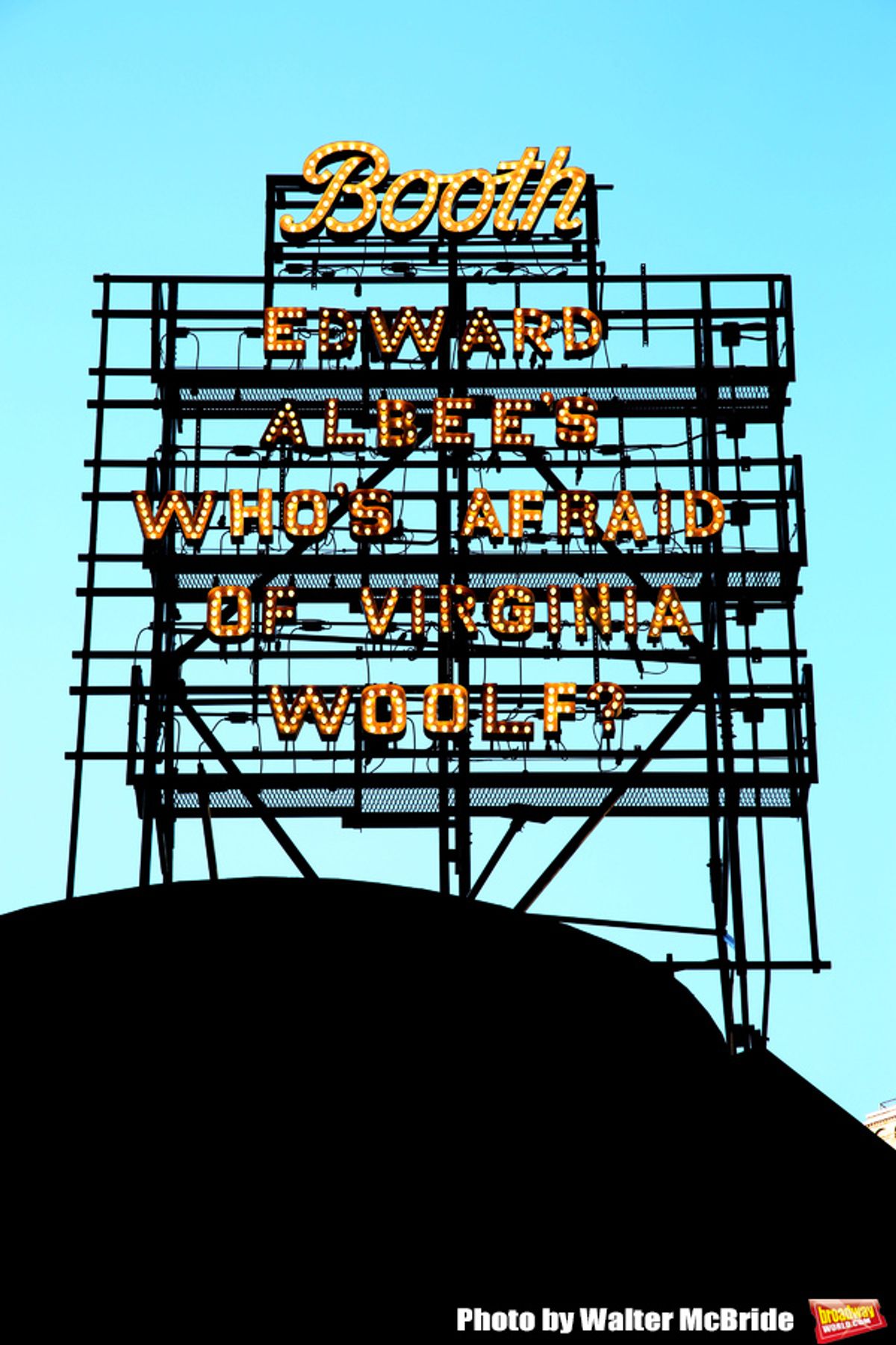 Theatre Marquee unveiling  for  'Who's Afraid of Virginia Woolf?' Starring Laurie Metcalf and Rupert Everett at the Booth Theatre in New York City.  at 