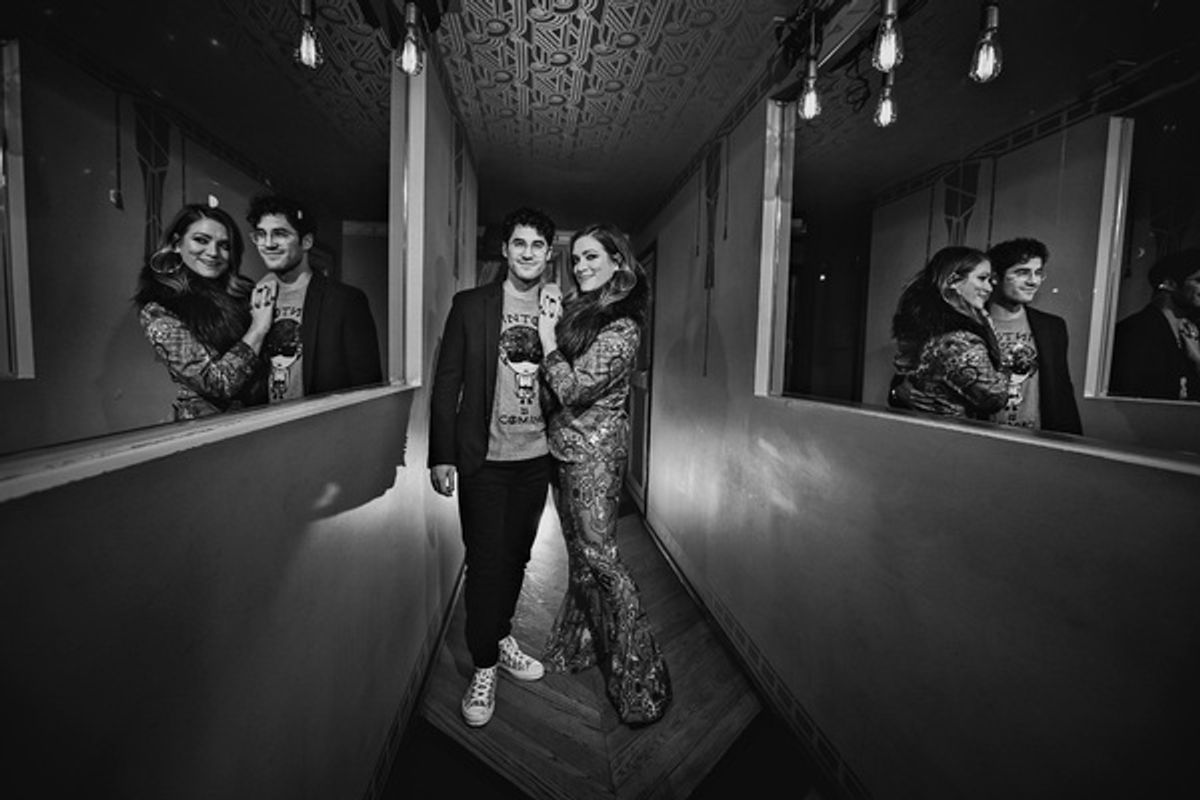 Darren Criss and Mia Swier at 