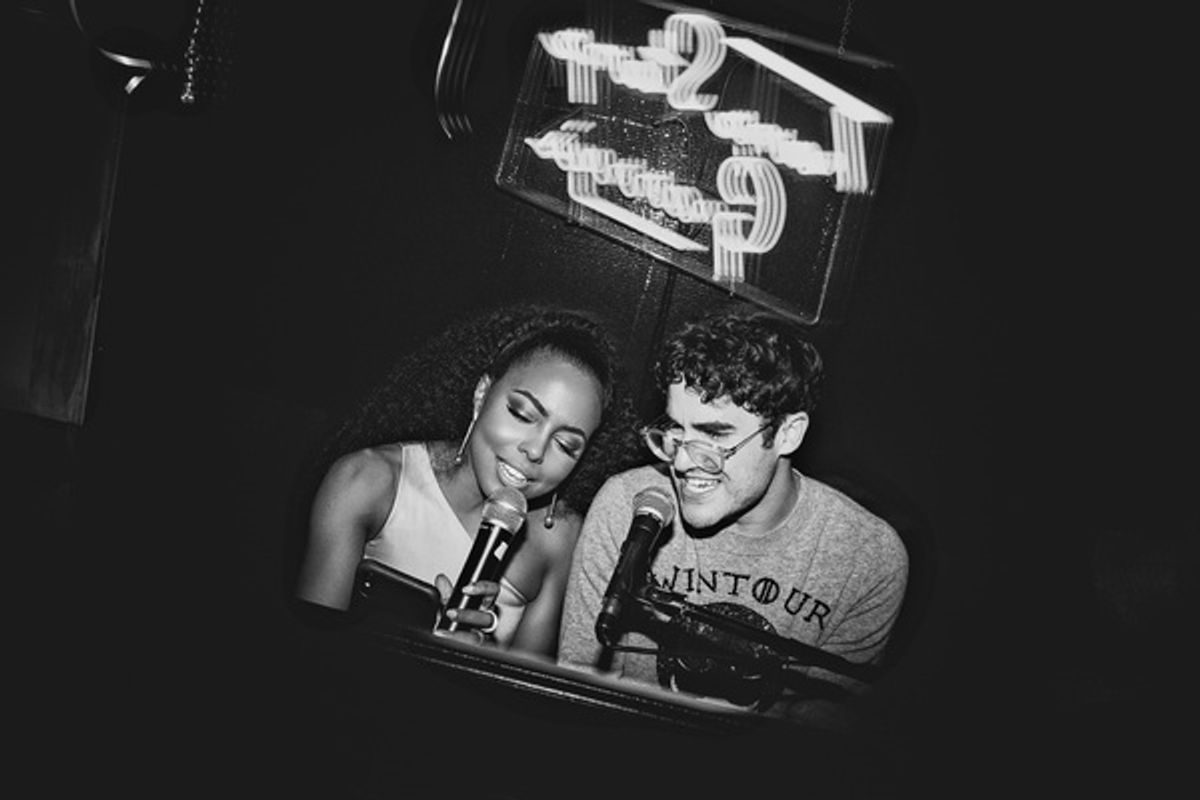Adrienne Warren and Darren Criss at 