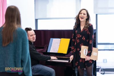 Laura Osnes and Broadway Workshop Student Photo