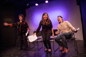 Lainie Kazan (l.), Dayle Reyfel, Brian Palermo. Photo by Justin Wagner. The Pack at Groundlings Theatre in Los Angeles, Jan. 26, 2020. @ BroadwayWorld Lainie Kazan (l.), Dayle Reyfel, Brian Palermo. Photo by Justin Wagner. The Pack at G Photo