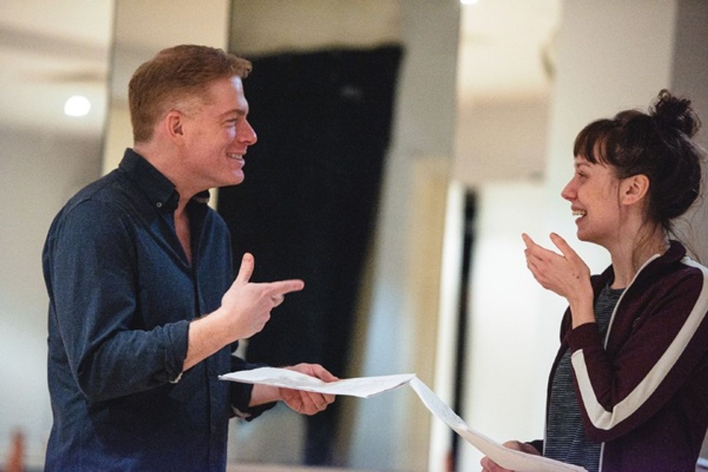 Photo Flash: Check Out Rehearsal Photos of TRYST at Chiswick Playhouse  Image