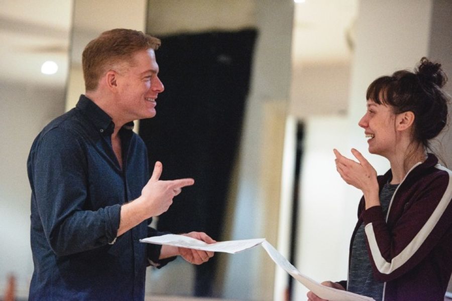 Photo Flash: Check Out Rehearsal Photos of TRYST at Chiswick Playhouse Image