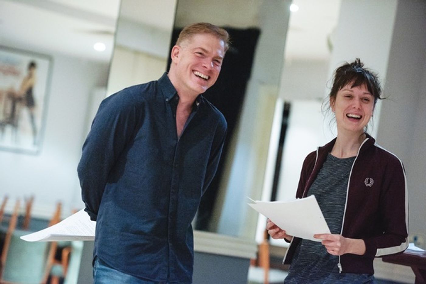 Photo Flash: Check Out Rehearsal Photos of TRYST at Chiswick Playhouse  Image