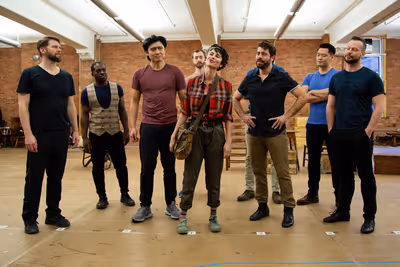 The cast of THE UNSINKABLE MOLLY BROWN Photo