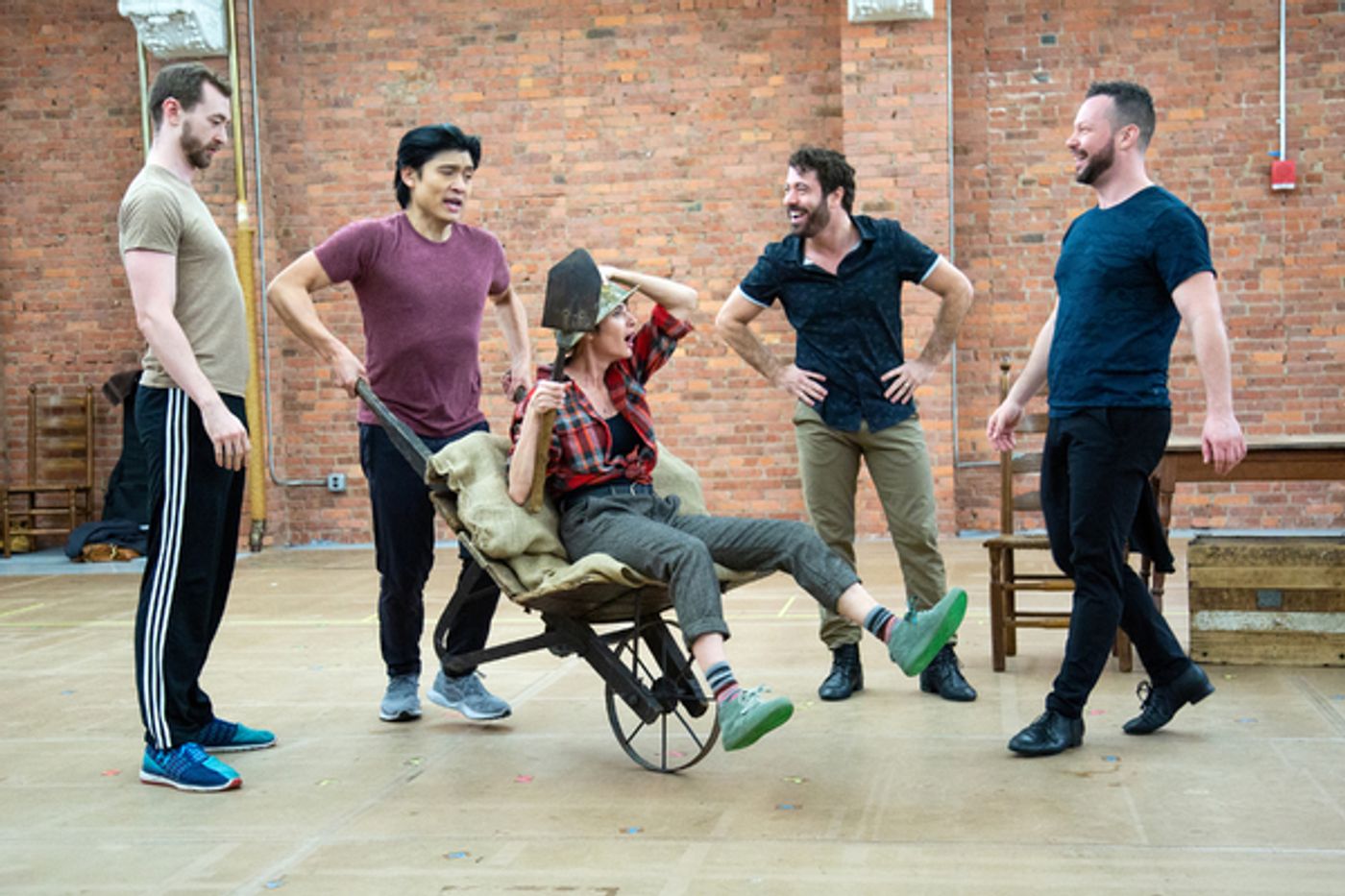 Photo Coverage: Go Inside Rehearsals for Transport Group's THE UNSINKABLE MOLLY BROWN, with Beth Malone & More!  Image