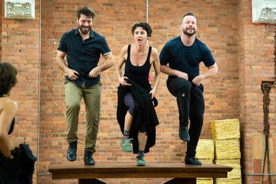 Omar Lopez-Cepero, Beth Malone, Keven Quillon Photo