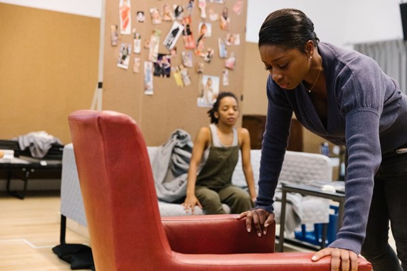 Photo Flash: First Look at Montego Glover, Joshua Boone and More in Rehearsals for ALL THE NATALIE PORTMANS  Image