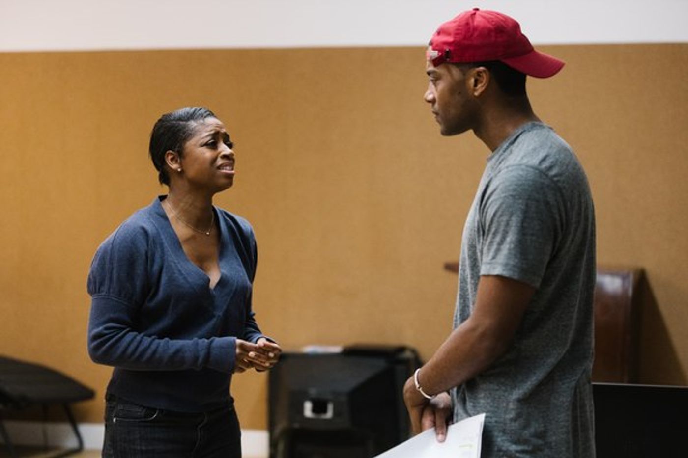 Photo Flash: First Look at Montego Glover, Joshua Boone and More in Rehearsals for ALL THE NATALIE PORTMANS  Image
