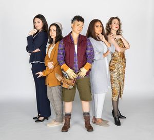 Liz Wisan, Jennifer Paredes, Rami Margron, Opal Alladin, and Jenn Harris @ BroadwayWorld Liz Wisan, Jennifer Paredes, Rami Margron, Opal Alladin, and Jenn Harris Photo