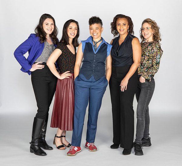 Liz Wisan, Jennifer Paredes, Rami Margron, Opal Alladin, and Jenn Harris Photo