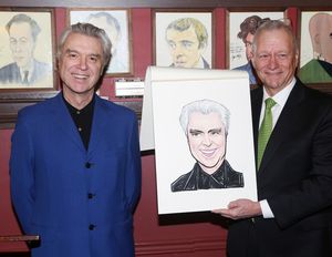 David Byrne and Sardis General Manager/Owner Max Klimavicius  Photo