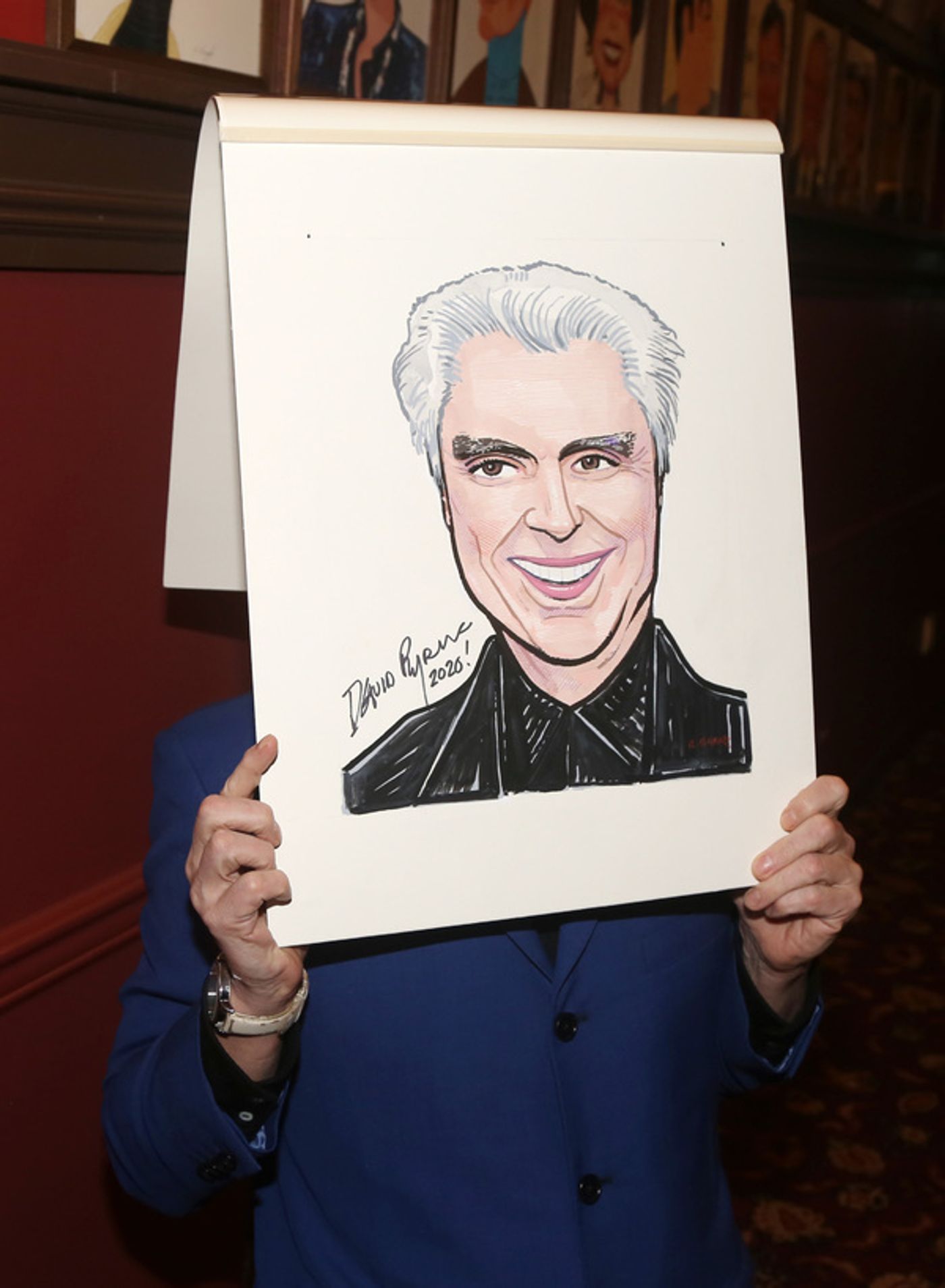 Photo Coverage: AMERICAN UTOPIA's David Byrne Celebrates New Sardi's Portrait  Image