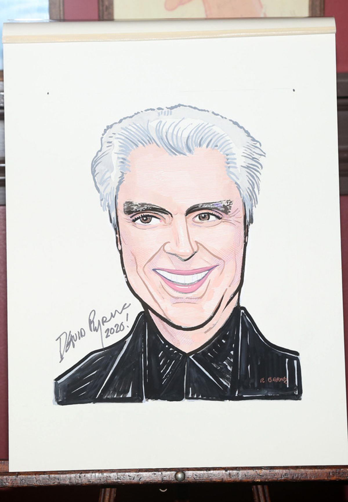 David Byrne's portrait  at 