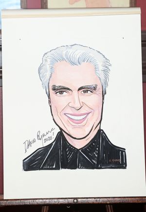 David Byrne's portrait  Photo