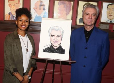 Angie Swan and David Byrne  Photo