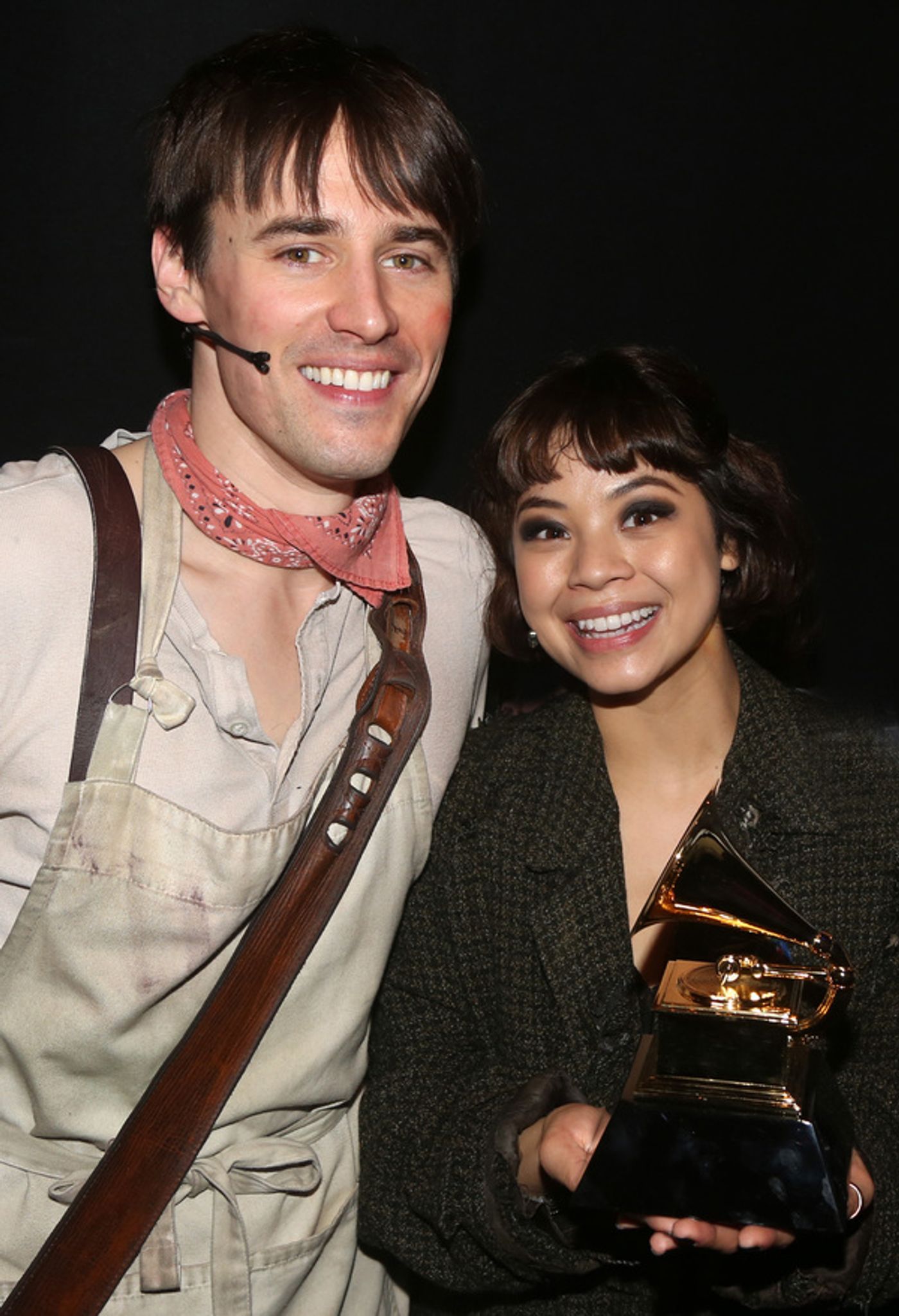 Photo Flash: The Cast of HADESTOWN Celebrates Their Grammy Win  Image