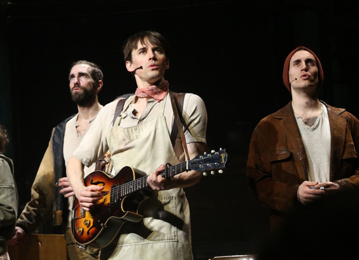 Timothy Hughes, Reeve Carney and John Krause  at 