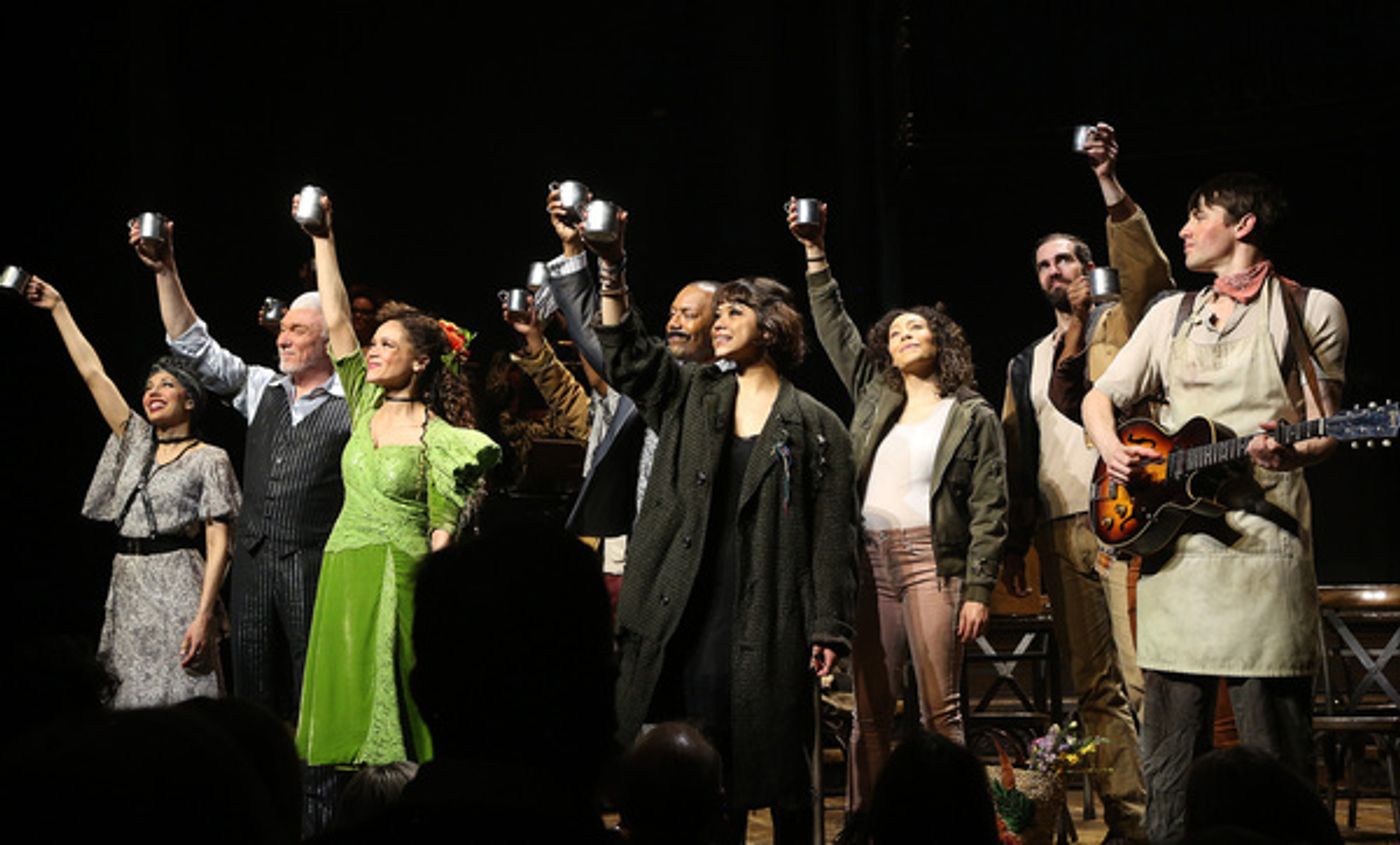 Photo Flash: The Cast of HADESTOWN Celebrates Their Grammy Win  Image