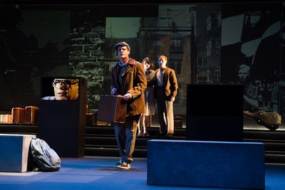 Connor Sullivan (foreground), Doug Harvey, Heather Taylor Photo
