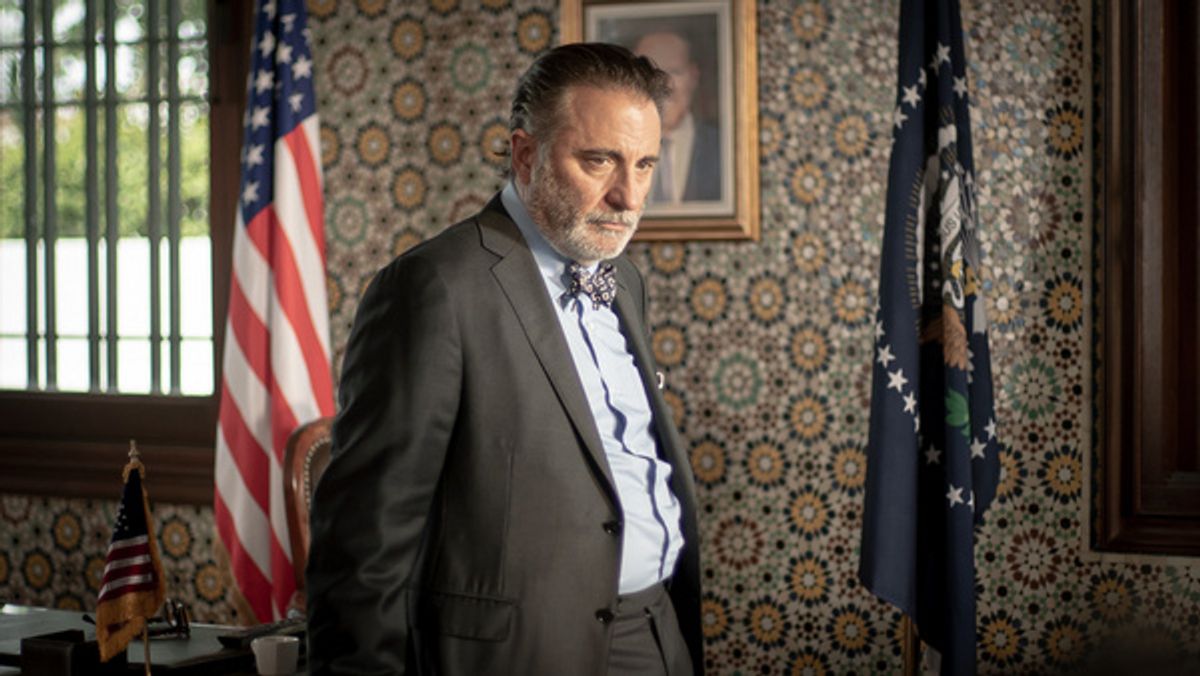 Andy Garcia as Ambassador Williams in Redemption Day at 