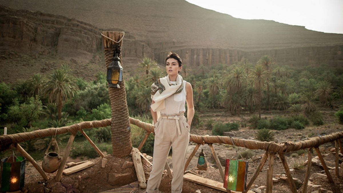 Serinda Swan as Kate Paxton in Redemption Day at 