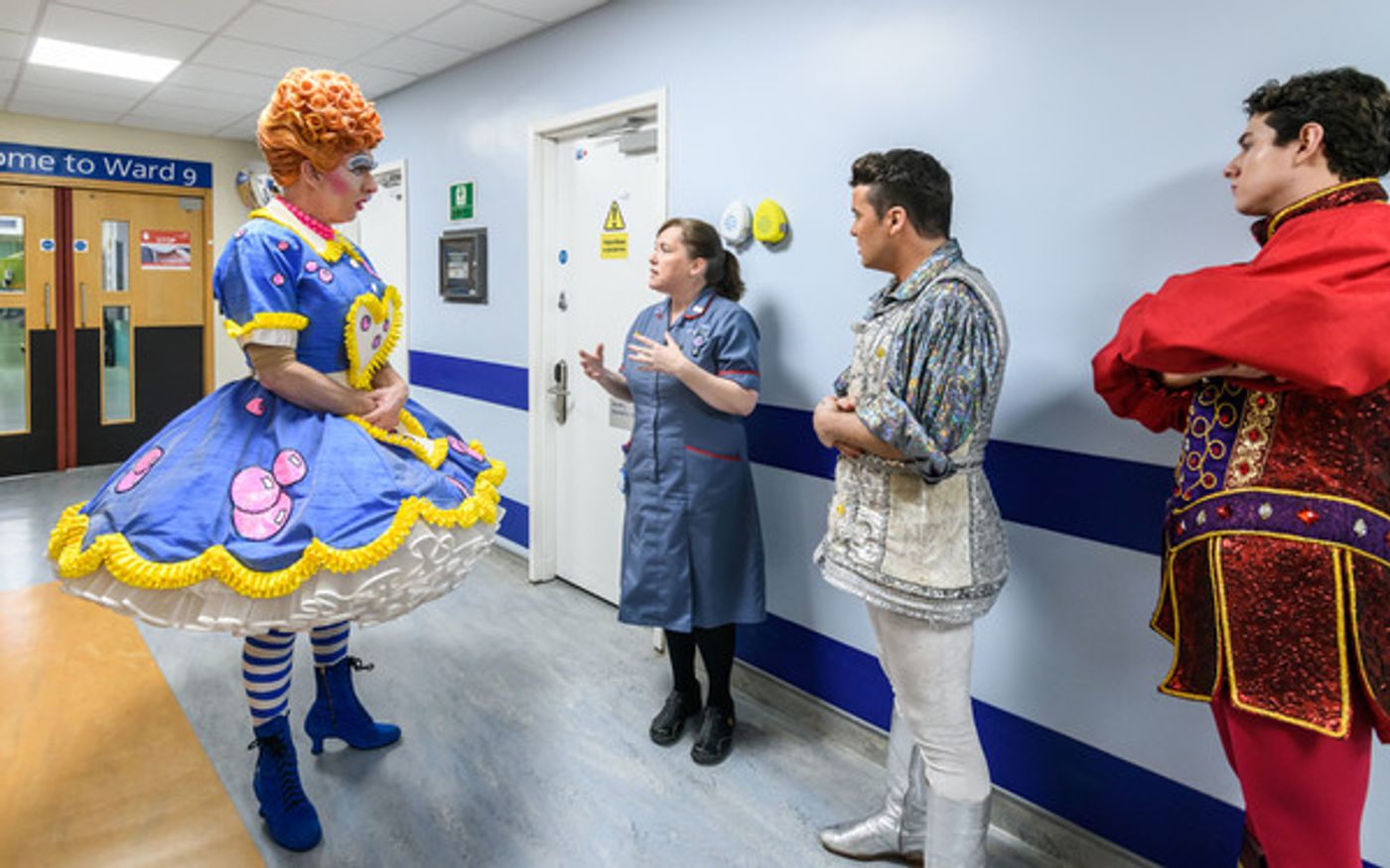 Photo Flash: Cast Members From Birmingham Hippodrome's SNOW WHITE AND THE SEVEN DWARFS Visit Birmingham Children's Hospital Photo Flash: Cast Members From Birmingham Hippodrome's SNOW WHITE AND THE SEVEN DWARFS Visit Birmingham Children's Hospital Image