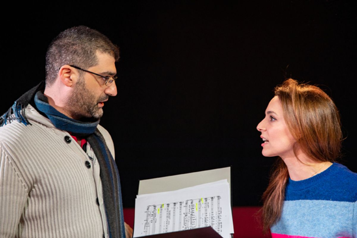 Michael Georgiou and Honey Rouhani at 