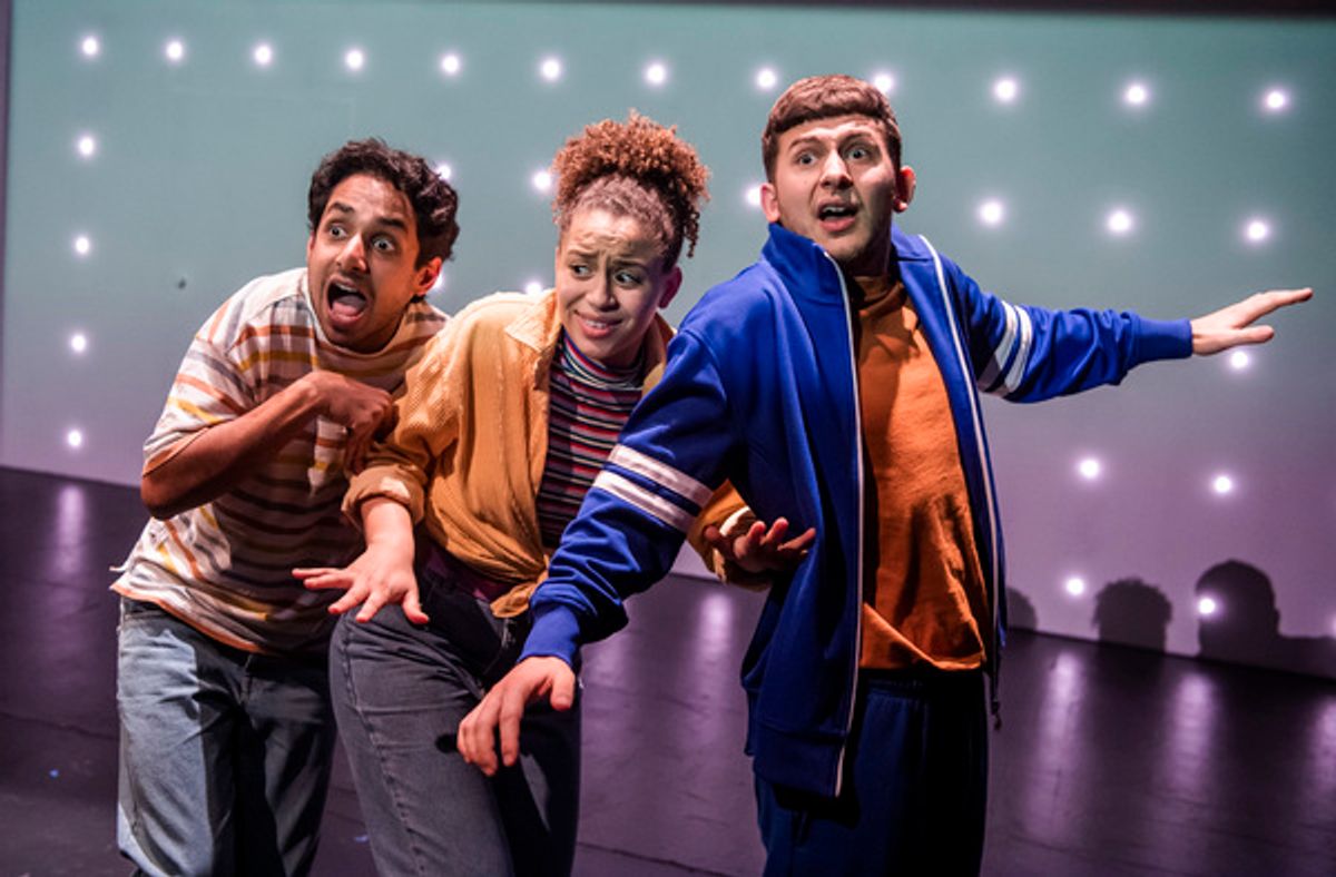 Akshay Sharan, Emily Burnett, James Russell-Morley at 