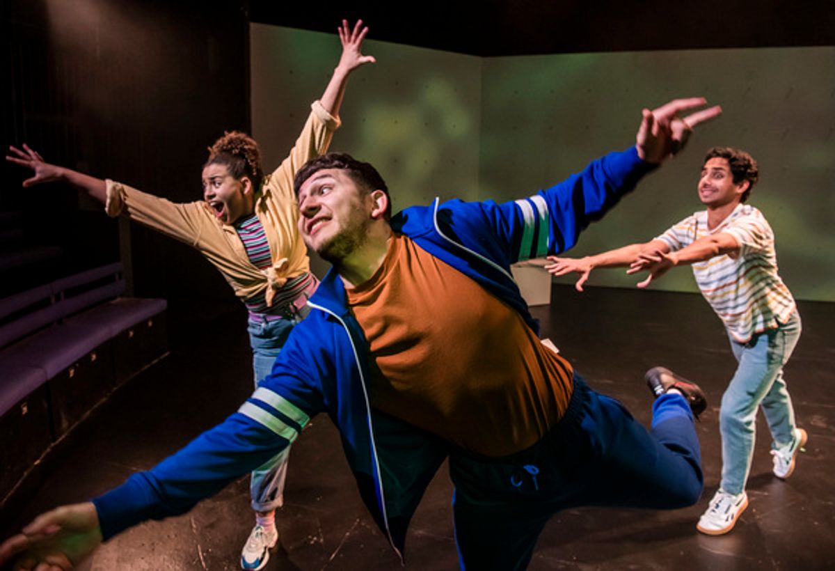 Emily Burnett, James Russell-Morley and Akshay Sharan at 