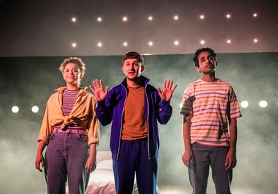 Emily Burnett, James Russell-Morley and Akshay Sharan Photo