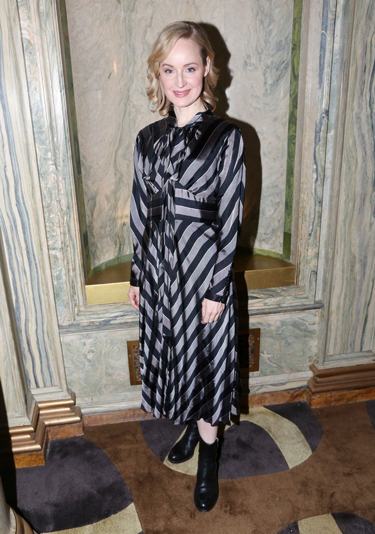 NEW YORK, NEW YORK - JANUARY 30: Erin Davie poses at a Meet & Greet for the new cast and creative team of the new musical 'Diana' on Broadway at The Lotte New York Palace on January 30, 2020 in New York City. (Photo by Bruce Glikas) at 