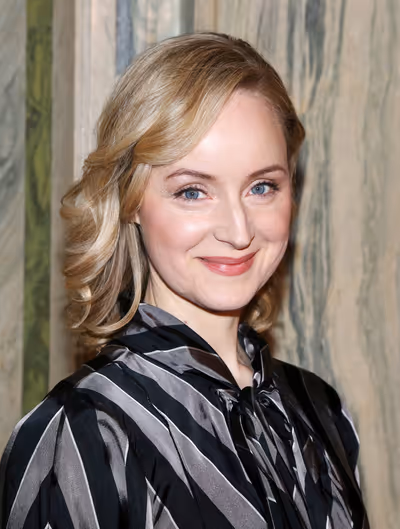 NEW YORK, NEW YORK - JANUARY 30: Erin Davie poses at a Meet & Greet for the new cast  Photo