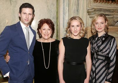 NEW YORK, NEW YORK - JANUARY 30: (L-R) Roe Hartrampf, Judy Kaye, Jeanna de Waal and E Photo