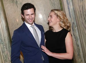 NEW YORK, NEW YORK - JANUARY 30: Roe Hartrampf and Jeanna de Waal pose at a Meet & Gr Photo
