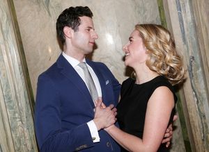 NEW YORK, NEW YORK - JANUARY 30: Roe Hartrampf and Jeanna de Waal pose at a Meet & Gr Photo