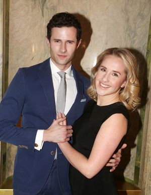 NEW YORK, NEW YORK - JANUARY 30: Roe Hartrampf and Jeanna de Waal pose at a Meet & Gr Photo