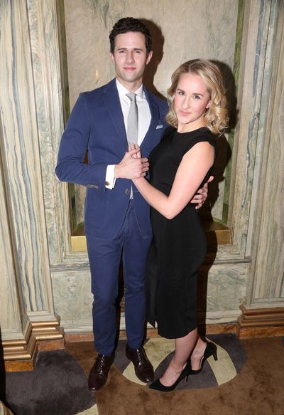 NEW YORK, NEW YORK - JANUARY 30: Roe Hartrampf and Jeanna de Waal pose at a Meet & Gr Photo