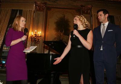 NEW YORK, NEW YORK - JANUARY 30: (L-R) Imogen Lloyd Webber, Jeanna de Waal and Roe Ha Photo