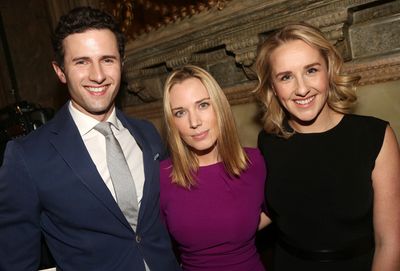 NEW YORK, NEW YORK - JANUARY 30: (L-R) Roe Hartrampf, Imogen Lloyd Webber and  Jeanna Photo