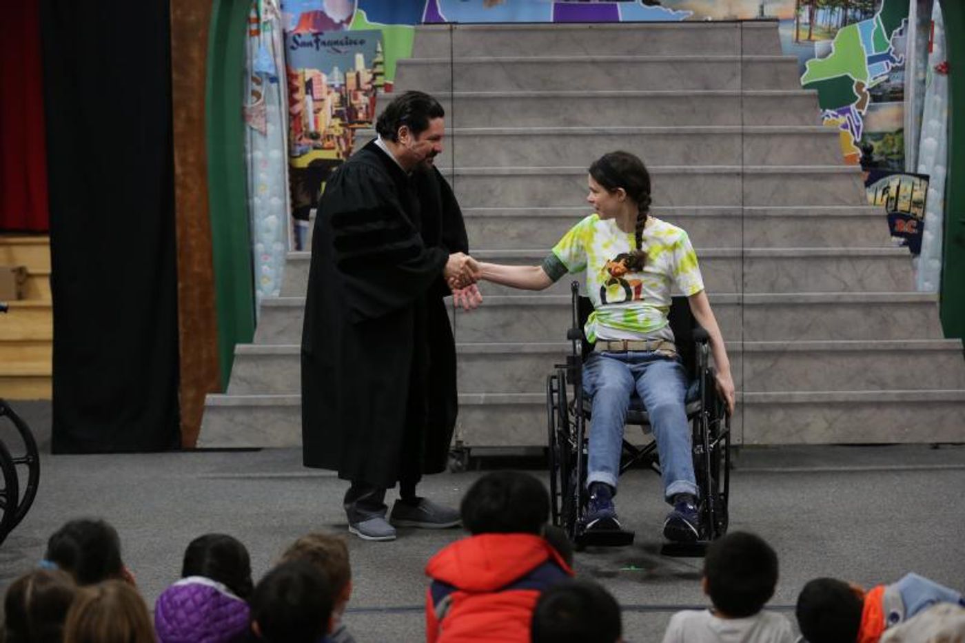 Photo Flash: National Disability Theatre Launches School Tour with La Jolla Playhouse to Celebrate ADA 30th Anniversary Photo Flash: National Disability Theatre Launches School Tour with La Jolla Playhouse to Celebrate ADA 30th Anniversary Image